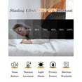 thumbnail image 4 of Boho Geometric Blackout Curtains for Bedroom, Thermal Insulated Drapes, Orange Blue Abstract Patterned Gold Stripes Black Out Curtains 63 Inch Long Room Darkening Kitchen Curtains 42"x63" 2 Panels, 4 of 8
