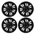 thumbnail image 2 of Hubcap Wheel Covers, 4Pcs Rustproof Wheels Rim Cover Glossy Black  For Model Y, 2 of 8