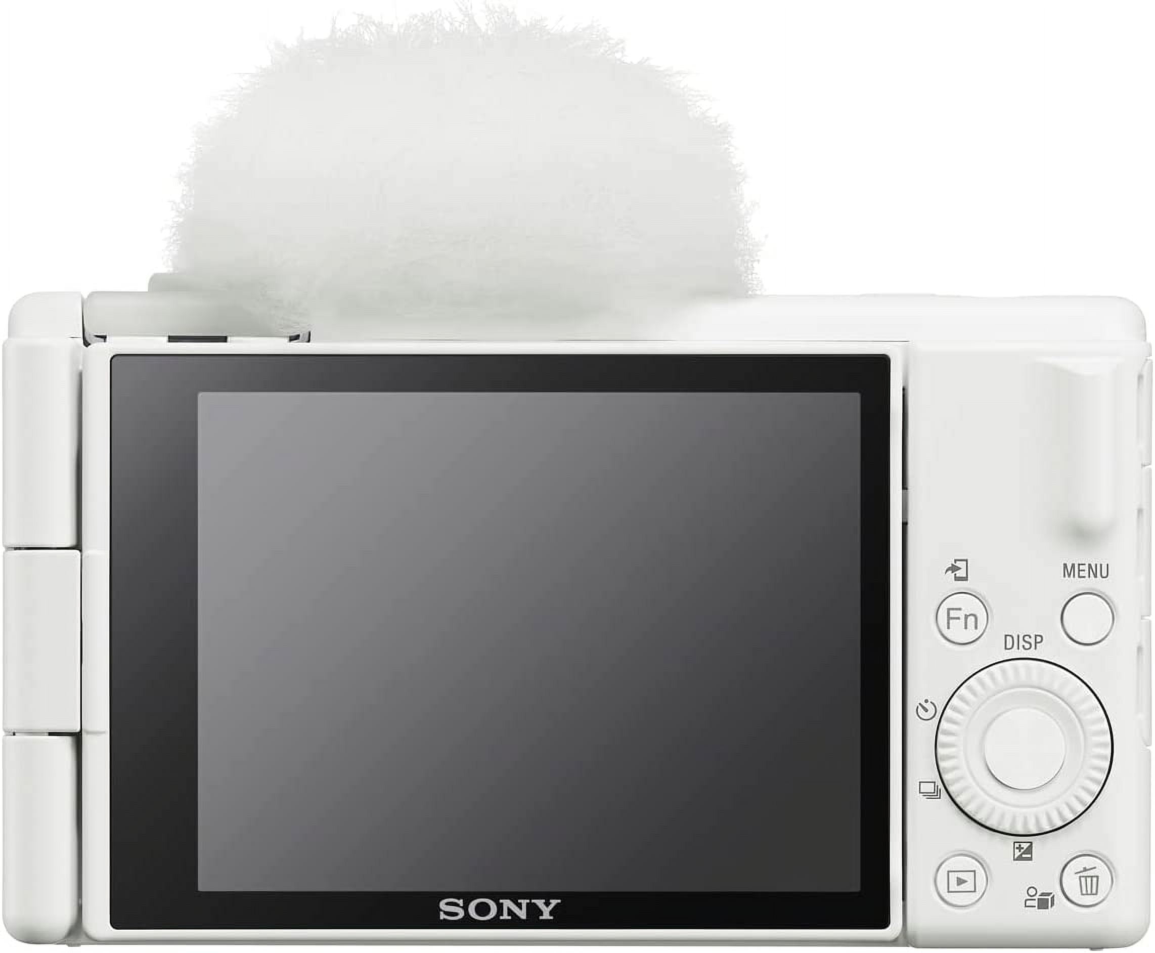 Sony ZV-1 II Vlog Camera White | 20.1MP 1-inch Sensor, 18-50mm