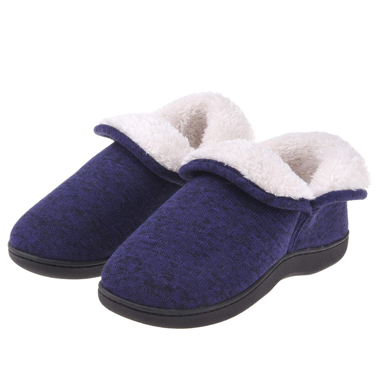 VONMAY - Women's Fuzzy Slippers Boots Memory Foam Booties House Shoes ...