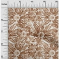 thumbnail image 2 of oneOone Cotton Cambric Light Brown Fabric Abstract Fabric For Sewing Printed Craft Fabric By The Yard 56 Inch Wide, 2 of 5
