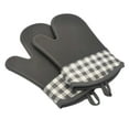 thumbnail image 2 of Guantes antideslizantes para horno Bearachild resistentes al calor cómodos y seguros gris, 2 of 6