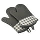 thumbnail image 1 of Matsuzay Guantes de horno resistentes al calor, protección cómoda y estupenda para asar, guantes de horno antideslizantes seguros Herramientas y accesorios para hornear Gris, 1 of 6