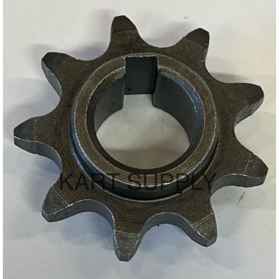 Sprocket 9 Tooth C Type, 40/41/420 Chain, 5/8 Bore, 3/16 Keyway.