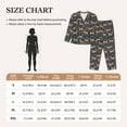 thumbnail image 4 of Honeii Reindeer print Women's Pajama Sets Long Sleeve Button Down Sleepwear Nightwear Soft Pjs Lounge Sets-, 4 of 7