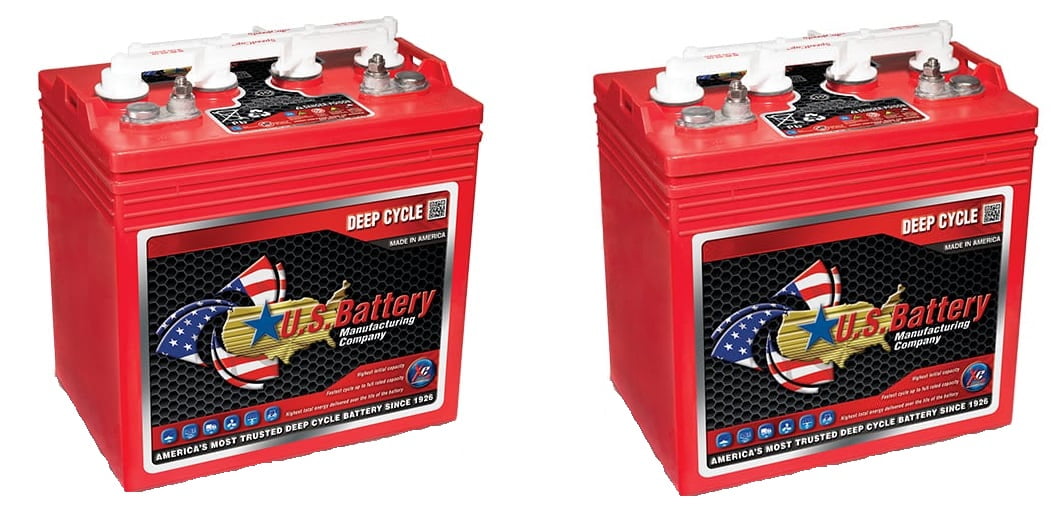 Us Battery Us8vgc T875 8 Volt 170 Ah Deep Cycle Battery 2 Pack