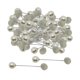 thumbnail image 2 of 100 piezas de alfileres de chal de suéter perla de imitación decoración de ropa alfiler de seguridad broche trasero alfileres de broche para mujeres n White_1.4cm Perla, 2 of 4