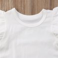 thumbnail image 4 of EYIIYE Baby Girl Ruffle Sleeve T-Shirt Top Basic Tee Summer Outfit, 4 of 4