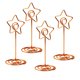 thumbnail image 4 of 10 clips de notas con forma de estrella, creativos, para notas, fotos, soporte de escritorio (oro rosa), 4 of 5