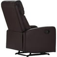 thumbnail image 6 of ClickDecor Henderson Leather Recliner Chair Dark Brown, 6 of 13