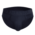 thumbnail image 1 of FhsagQ Underwear Mens Underwear Trunks with Fly Comfortsoft Fashionable and Underwear With A Embossed Design Comfortable Shorts Mens Bikini Underwear Pack Patterned Super Fit Black XL, 1 of 6