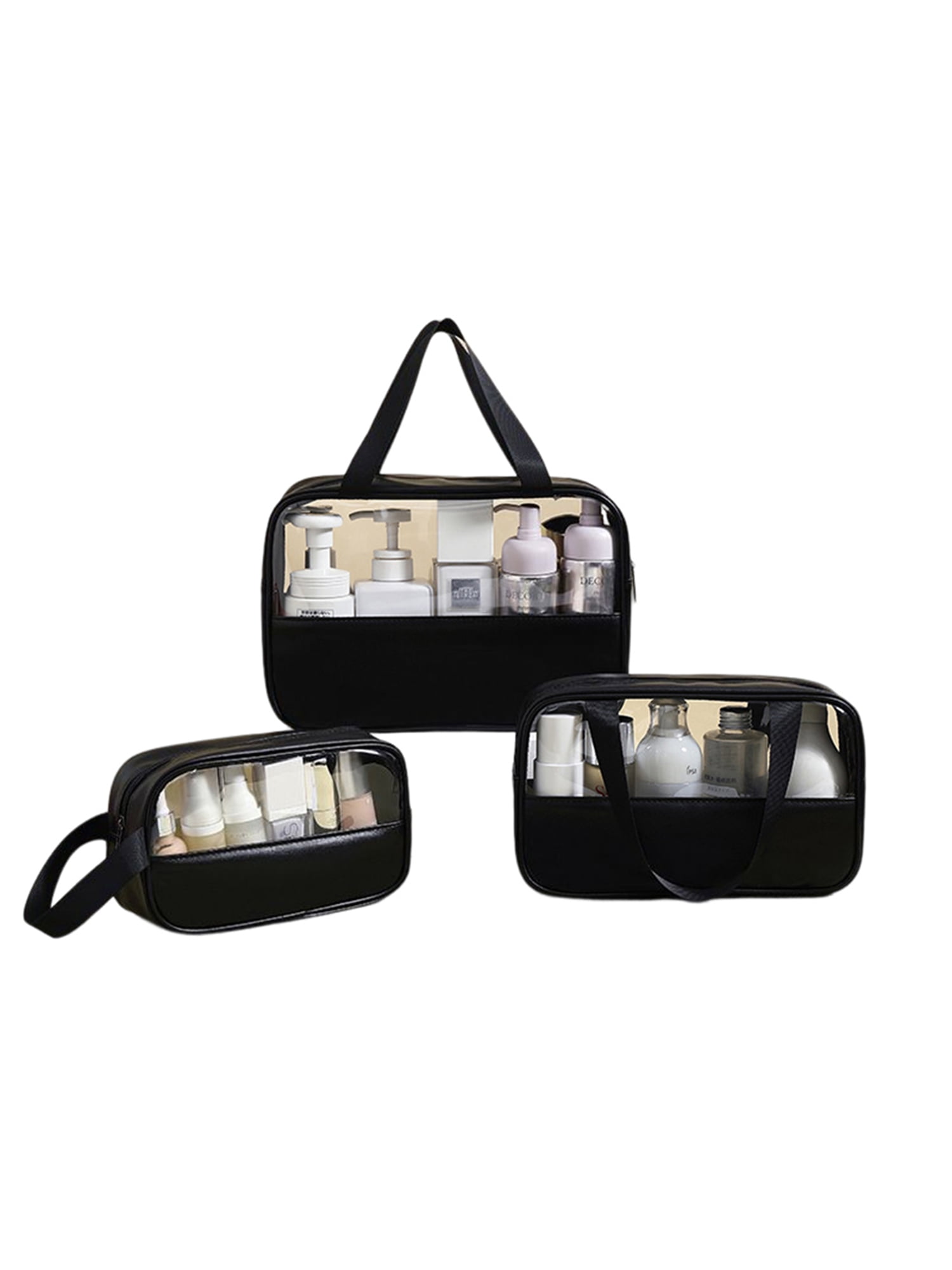 Sanviglor Women Cosmetics Organizer Clear Cosmetic Bags Transparent PVC