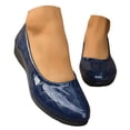 thumbnail image 3 of Women Casual Shoes Slip On Shoes Flat Loafers Casual Footwear Soft Non Slip Leather Upper Versatile Style For All Season Daily Wear ,Us Size:7, 3 of 6