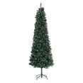 thumbnail image 5 of Belen Pencil Christmas Tree Prelit pre-decorated with Pine Cones, Red Berries, Skinny Christmas Tree with Lights by Naomi Home-Color:Green,Height:6.5ft, 5 of 10
