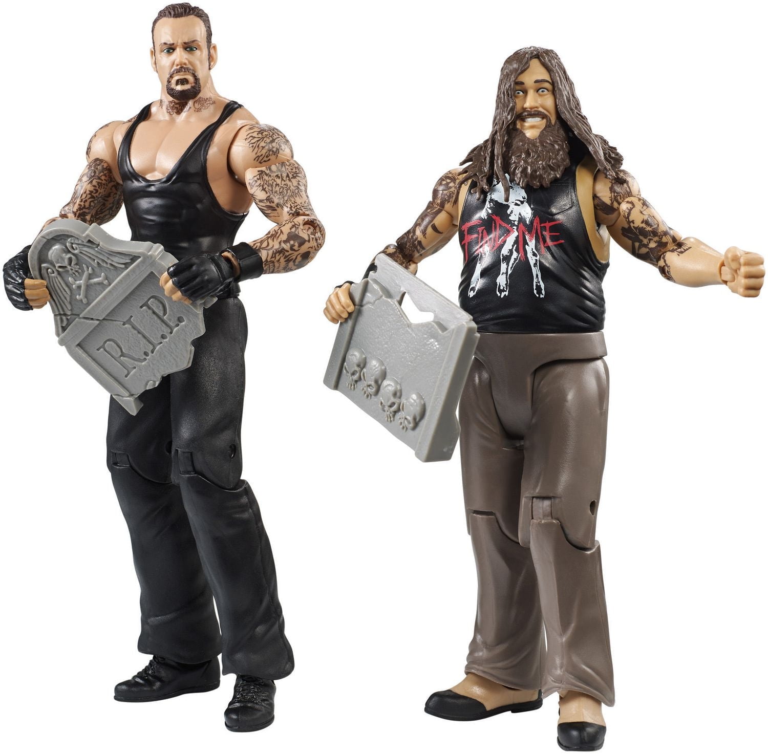 WWE Battle Bray Wyatt and Undertaker Figures, 2-Pack