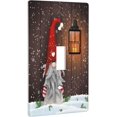 thumbnail image 1 of FrostHike Single Toggle Switch Plate Christmas Tree Gnome Snowflake Standard 1 Gang Toggle Decorative Wall Plate, 1 of 4