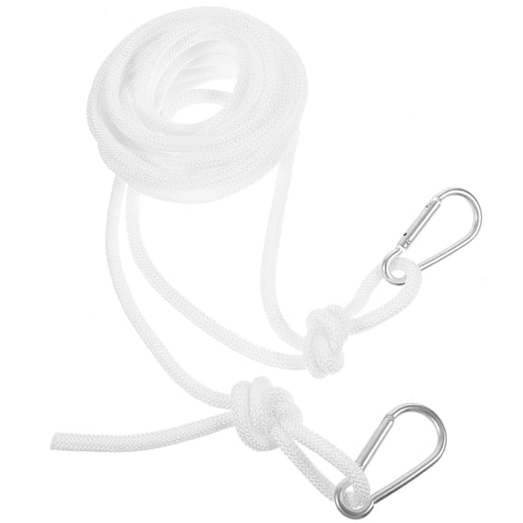 HOMEMAXS  Clothes Lines Drying Rack Hanger Hooks Curtain Baby Travel White