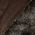 thumbnail image 6 of Unique Bargains Soft Fluffy Shaggy Faux Fur Blanket, Twin, Brown, 6 of 8