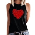 thumbnail image 2 of LSLJS Women's Tank Tops Débardeur d'Été Sans Manches pour Femmes, Col Rond, Imprimé, 2 of 7