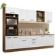 thumbnail image 1 of Cocina Integral MADESA Ágata 310cm Marrón/Blanco, 1 of 5