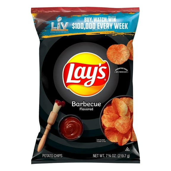 Lay's Barbecue Potato Chips - 7.75 oz- Pack of 2