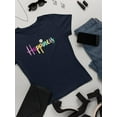 thumbnail image 3 of Happiness With Daisy T-Shirt Women -Image by Shutterstock, Female XX-Large, 3 of 4