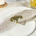 thumbnail image 6 of 6Pcs/9Pcs Gold Napkin Rings Seahorse Metal Napkin Ring Holders Coastal Theme Table Decor Accessories, 6 of 7