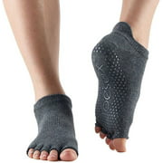 ToeSox Womens Low Rise Half Toe Grip Non-Slip for Ballet, Yoga, Pilates, Barre Toe Socks
