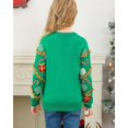 thumbnail image 6 of Lanbubble Boys Girls Ugly Christmas Sweater Holiday Party Pullover Xmas Sweatshirt for Kids Size 7-14, 6 of 11