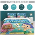 thumbnail image 5 of BUBBLE GUPPIES 3-Piece Bedding Set Warm And Comfortable Soft Duvet Cover Bed Set with 1 Duvet Cover And 2 Pillowcases for Boys Girls Kids Adult Bedroom All Season, 5 of 8