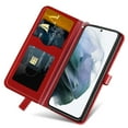 thumbnail image 3 of Galaxy S22 Case - TECH CIRCLE [with Card Holders & Removable Hand Strap] Protective Synthetic Leather Wallet Cute Cover Case for Samsung Galaxy S22 (6.1 Inch) 2022 Release, Red, 3 of 9