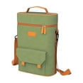 thumbnail image 4 of Bolso Térmico para Vino con Doble Compartimiento Bolsa Impermeable con Correa Ajustable Porta Botellas Oxford Práctico Adecuado para Cenas Y, 4 of 9