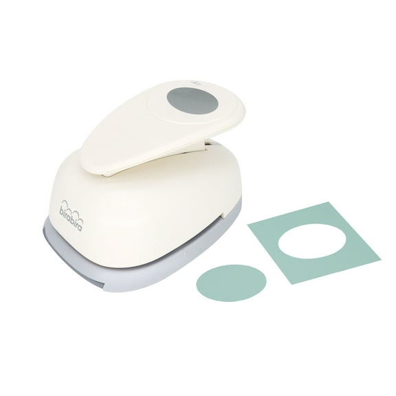 Bira Craft 2.5 inch Oval, Easter Egg Punch, Lever Action Craft Punch for Paper Crafting Scrapbooking