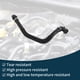 thumbnail image 5 of Manguera del radiador Unique Bargains, manguera de calefacción, manguera de salida del radiador para Peugeot 408 2014-2022 No. 9803391880, tubo de agua de goma negro 1 Pc, 5 of 6