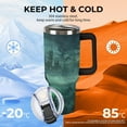 thumbnail image 5 of Hogwarts Legacy 40 Oz Tumbler with Handle And Straw, Stainless Steel Double Wall Vacuum Insulated Coffee Cup Travel Mug for Gym, Outdoors, Commute, Work, 5 of 8