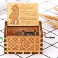 thumbnail image 1 of Caja de música de madera con manivela Retro regalo de Navidad para fiestas adorno de decoración para el hogar Hugtrwg  Para estrenar, 1 of 7
