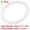 White 5Pcs 3.5", variant on Unique Bargains Silicone Rubber Gaskets White 5Pcs 2.5"