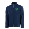 thumbnail image 2 of Men's-Cutter & Buck  Navy Seattle Sounders FC Evoke Eco Softshell Recycled Full-Zip Jacket, 2 of 3