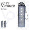 thumbnail image 2 of 32oz Leakproof Bpa Free Drinking Water Bottle For Outdoor Enthusiasts, 2 of 5