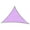 Purple, variant on XIAOLE 10' X 10' X 10' Sun Shade Sail Triangle Canopy, Permeable & Uv Resistant Shade Cloth Fabric Sunlight Block Patio Cover Deck Awning For Outdoor Backyard Pergolas Roof Shading, (Army Green )