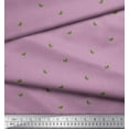 thumbnail image 2 of Soimoi Purple Rayon Fabric Green Chilli & Stripe Print Fabric by the Yard 56 Inch Wide, 2 of 3