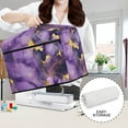 thumbnail image 5 of SEANATIVE Purple Gold Marble Sewing Machine Cover Stain Resistant Lightweight Waterproof Sewing Machine Cover Dust Cover with Pockets to Keep Clean & Safe Soft, 5 of 7