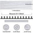thumbnail image 2 of 12 Pack 10Ft Cheesecloth Table Runner 35x120 Inch Boho Gauze Table Runner Rustic Cheese Cloth Long Romantic Table Runners for Wedding Bridal Shower Birthday Party Table Decor (White), 2 of 7
