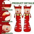 thumbnail image 5 of CYBIBO Funny Christmas Fuzzy Socks, Magnetic Holding Hand Socks, Christmas Stocking Stuffers for Women Men Couples, White Elephant Novelty Socks Gifts for Winter Xmas, Red F, 5 of 6
