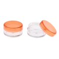 thumbnail image 4 of serony 50pcs Empty Round Makeup Jar Pot Travel Cream Powder Cosmetic Container Case Orange, 4 of 9