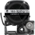 thumbnail image 4 of Epson LABELWORKS 218MTBWPX-4.9 - Black on White Magnetic Label Maker Tape - 3/4" (18MM) Wide, 4.9 ft, 4 of 9