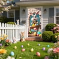 thumbnail image 6 of Sahpxhe Happy Easter Party Supplies,Easter Door Curtain Party Door Cover Decoration Porch Banner Spring Theme Welcome Bunny Door Backdrop for Easter 70.8 x 35.32 inch Multicolor, 6 of 6