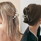 thumbnail image 2 of 5 Pcs Large Pearl Hair Claw Clips White Black Hair Clips Thick Long Hair Jaw Clips Barrettes Hair Accessories, 2 of 5