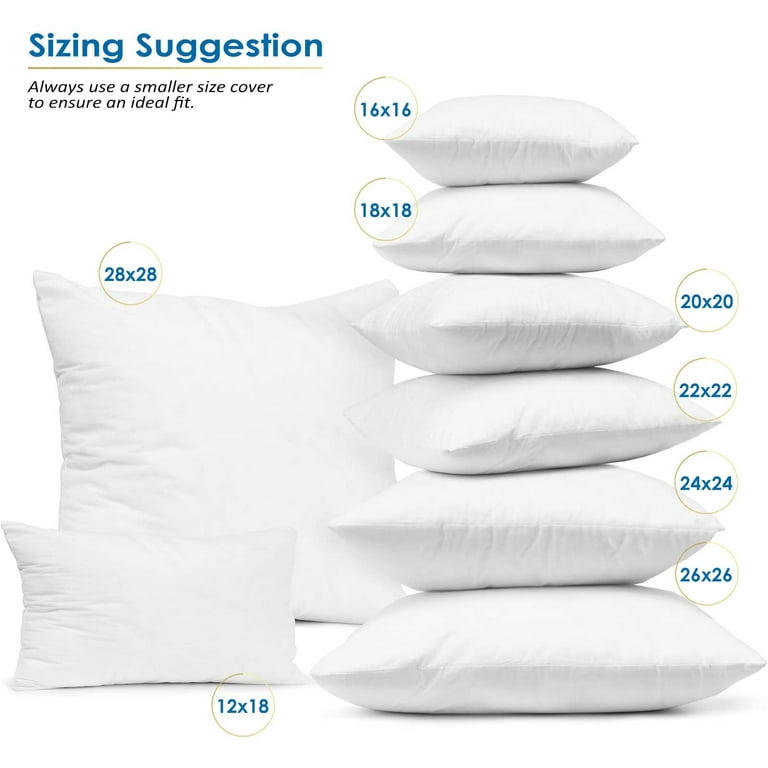 Pillow Insert| Insert For 16x16 Covers