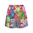 thumbnail image 5 of My Singing Monsters Women's Leg Shorts Drawstring Elastic High Waist Loose Short Summer Home Beach Holiday Sweat Shorts With Pockets For Lady Girls, 5 of 6
